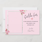 Bientôt quatre 2 Photos Grossesse Faire-part (Devant)