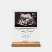 Bientôt Sonogramme Faire-part de grossesse (Recto)