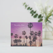 Bienvenidos a Miami Palm Trees Briefkaart (Staand voorkant)