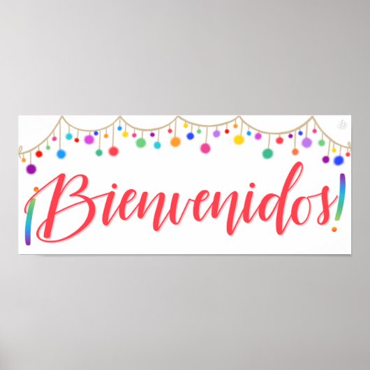Bienvenidos Poster (Voorkant)