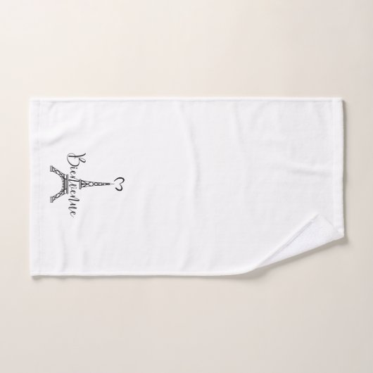 "Bienvenue" (Serviette à main)