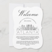 Bienvenue à Atlanta | Invitation Détails Invités (Devant)