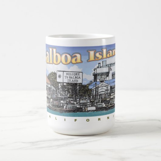 Bienvenue à Balboa Island Mug (Centre)
