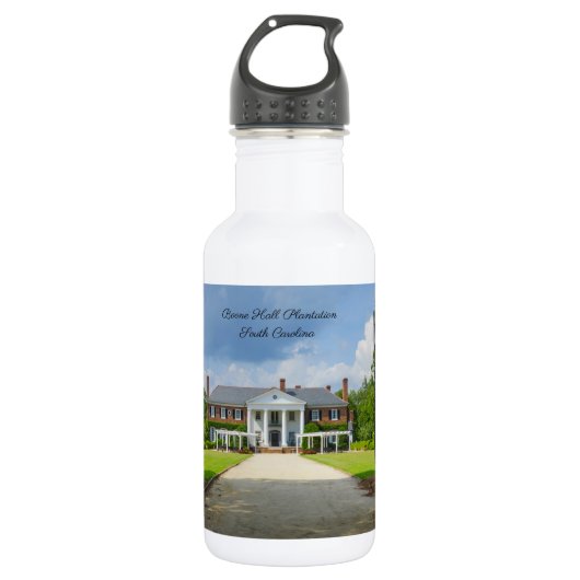 Bienvenue À Boone Hall Bouteille D'Eau (Devant)