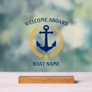 Bienvenue à bord Nom du bateau Ancre Gold Laurel S