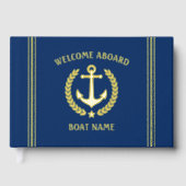 Bienvenue à bord Nom du bateau Ancre Laurel Star (Recto)