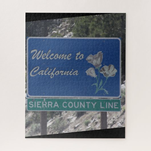 Bienvenue à California Jigsaw Puzzle (Vertical)