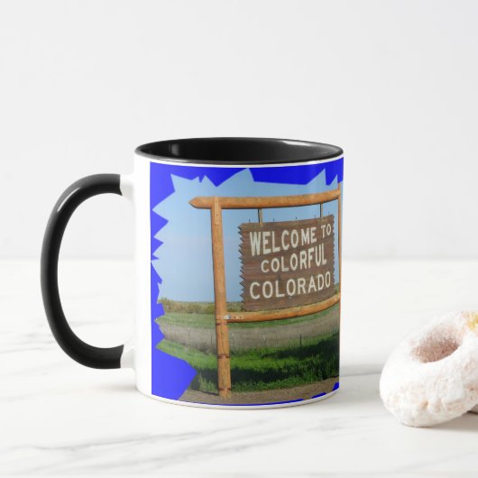 Bienvenue à Colorado Colorado Mug (Avec donut)