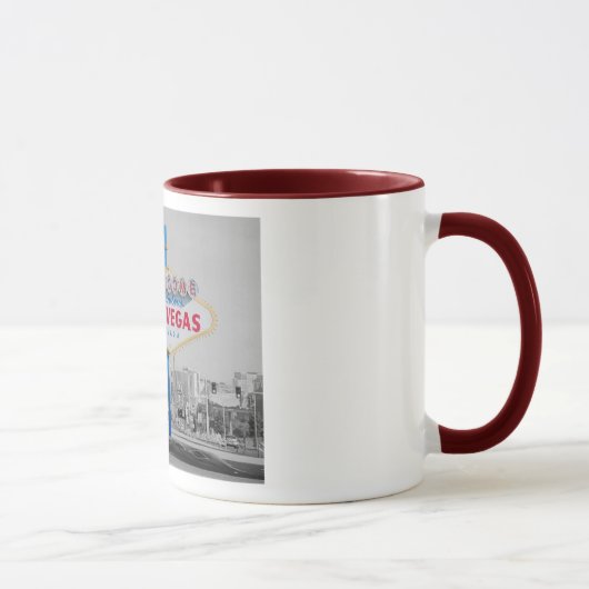 Bienvenue à Fabulous Las Vegas Ringer Mug (Droite)