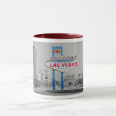 Bienvenue à Fabulous Las Vegas Ringer Mug (Centre)