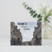 Bienvenue à Halifax Town Centre Carte postale (Debout devant)