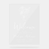 Bienvenue à la Baby Shower : Bouquet de Roses Dess (Recto)