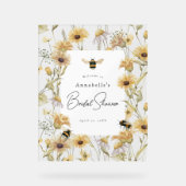 Bienvenue à la Baby Shower Camomille & Marguerites (Recto)