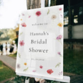 Bienvenue à la Baby Shower de Fleurs Sauvages