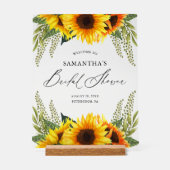 Bienvenue à la Baby Shower de Mariage Fleurs de To (Recto)