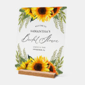 Bienvenue à la Baby Shower de Mariage Fleurs de To (Angle)