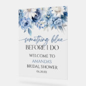 Bienvenue à la Baby Shower de mariage Something Bl (Angle)