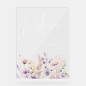 Bienvenue à la Baby Shower Fleur de Lilas (Recto)