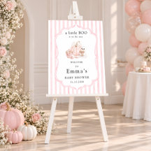Bienvenue à la Baby Shower Halloween Little Boo Ro