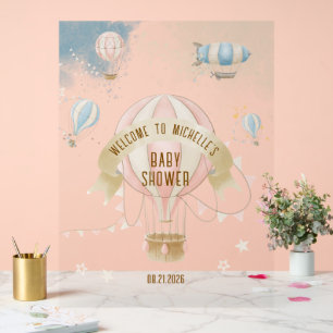 Bienvenue à la Baby Shower Montgolfière