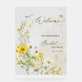 Bienvenue à la Baby Shower Papillons dans une Prai (Recto)