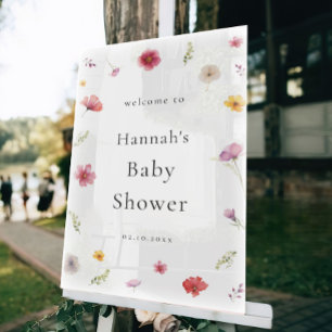 Bienvenue à la Baby Shower Wildflower Spring