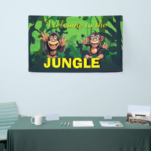 bienvenue à la bannière jungle (Salon professionnel)