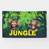 bienvenue à la bannière jungle (Horizontal)