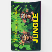 bienvenue à la bannière jungle (Vertical)