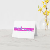 Bienvenue À La Carte Postale Invitée (Fleur jaune)