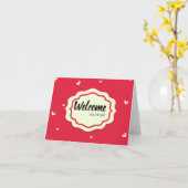 Bienvenue À La Carte Postale Invitée (Fleur jaune)