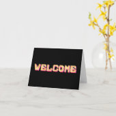 Bienvenue À La Carte Postale Invitée (Fleur jaune)