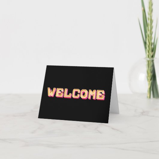 Bienvenue À La Carte Postale Invitée (Devant)