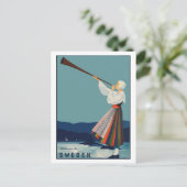 Bienvenue à la carte postale voyage de la suède, v (Debout devant)