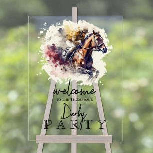 Bienvenue à la fête de l'hippocampe d'aquarelle