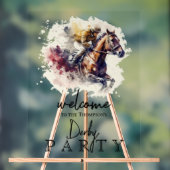 Bienvenue à la fête de l'hippocampe d'aquarelle (Neutre)