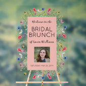 Bienvenue à la fête de mariage aux fleurs sauvages (Neutre)