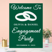 Bienvenue à la fête d'engagement de Noël de Green  (Mariage)