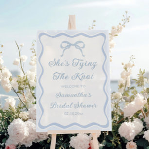 Bienvenue à la fête prénuptiale de Blue Bow Shes T