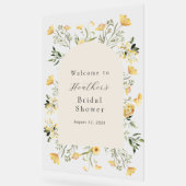 Bienvenue à la fête prénuptiale de délicate fleur (Angle)