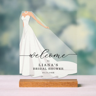 Bienvenue à la fête prénuptiale de la mariée en ro