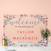 Bienvenue à la Fleur moderne personnalisée mariage (Mariage)