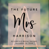 Bienvenue à la Future Mme au Shower de Mariage Ros (Neutre)