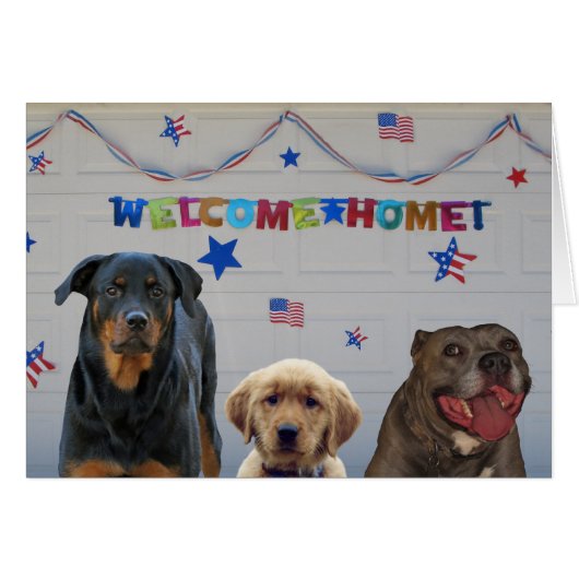 Bienvenue à la maison à partir de la carte Gang (Devant horizontal)