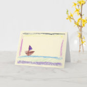 Bienvenue À La Maison À Partir De Votre Carte De V (Fleur jaune)