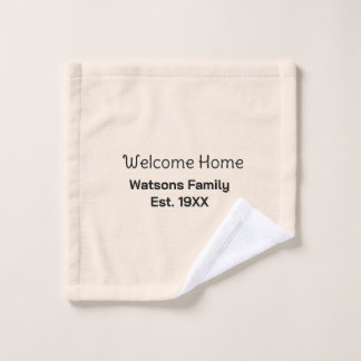 Bienvenue à la maison nom de famille année de créa
