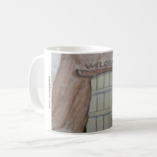 Bienvenue à la mug 11oz (Devant gauche)