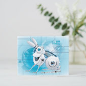 BIENVENUE À LA NOUVELLE ÈRE ! CARTE POSTALE (Debout devant)