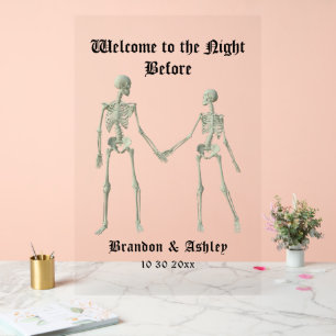 Bienvenue à la nuit avant le dîner de répétition