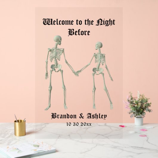 Bienvenue à la nuit avant le dîner de répétition (Mariage)